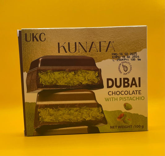 Kunafa Dubai chocolate with pistachio