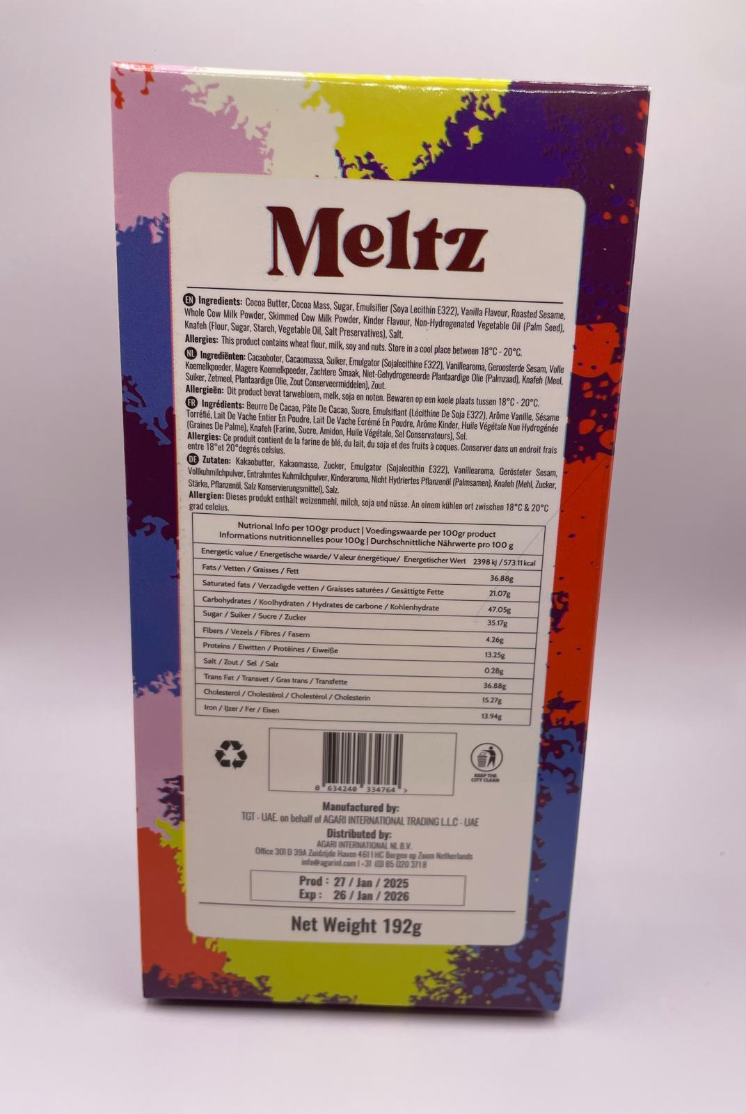 Meltz Dubai Chocolate Assortment